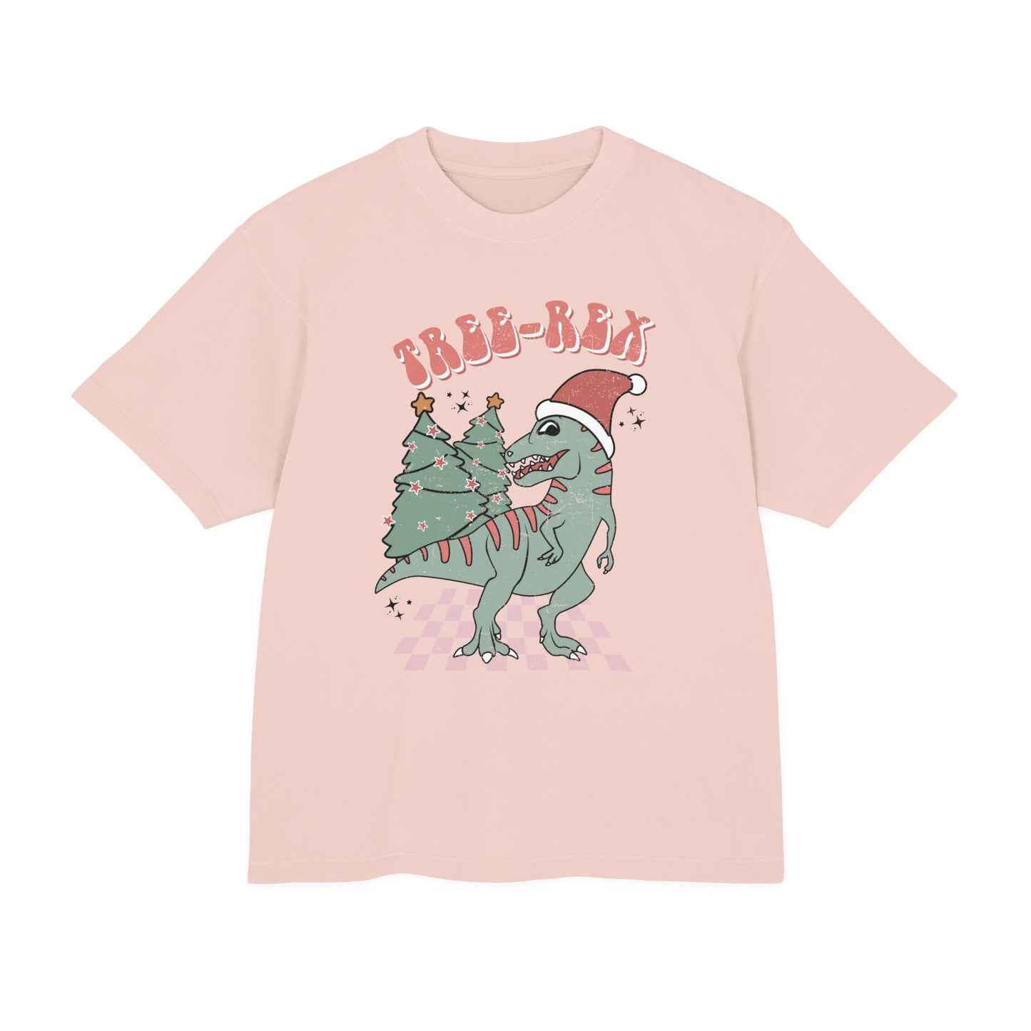 Free-Rex Christmas Unisex Urban Heavy Tee - Fun Holiday Graphic T-Shirt