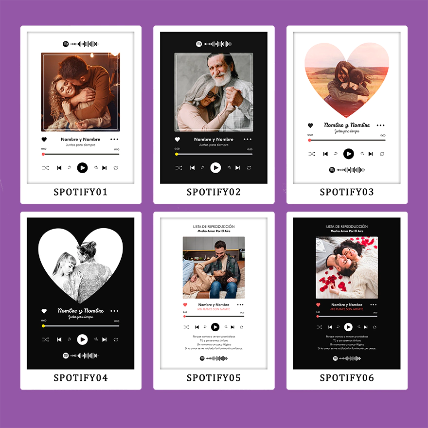 Cuadro personalizado de Spotify